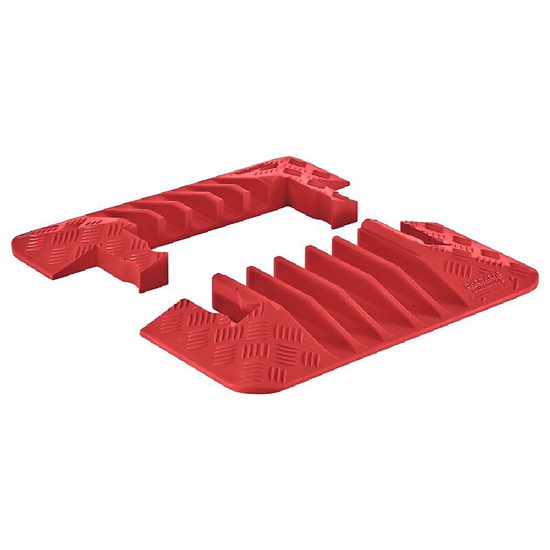 Checkers® Guard Dog® 5 Channel General Purpose Cable Protector End Cap, Orange image 1