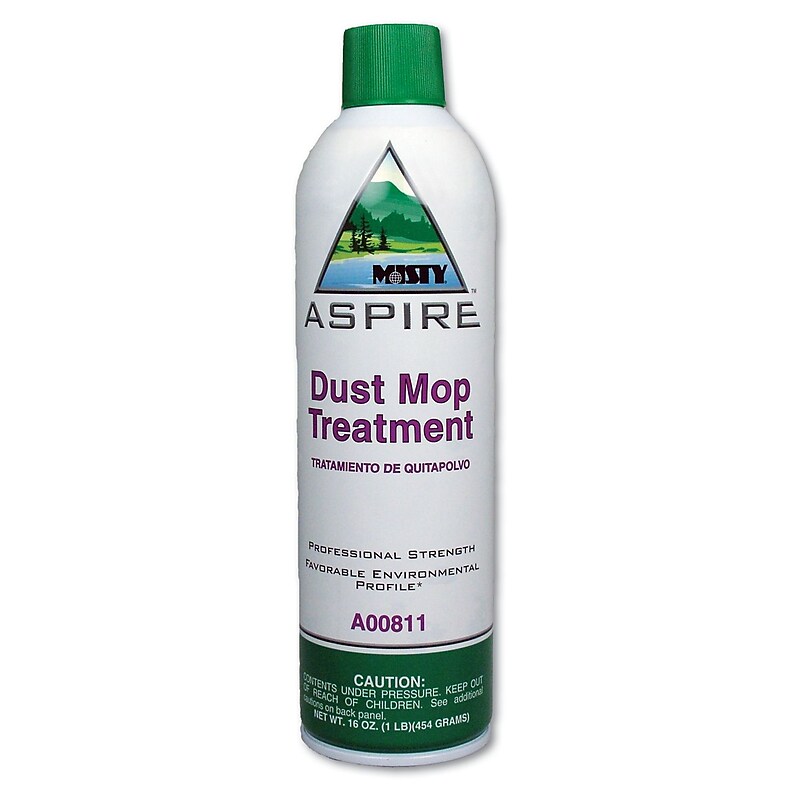 Misty Aspire Dust Mop Aerosol Treatment, Lemon, 20 oz., 12/Pack (AMRA81120) image 1