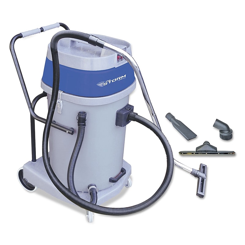 Mercury Floor Machines Mercury Storm Wet/dry Tank Vacuum, Dual Motor, 20 Gallon Poly Tank, Gray image 1