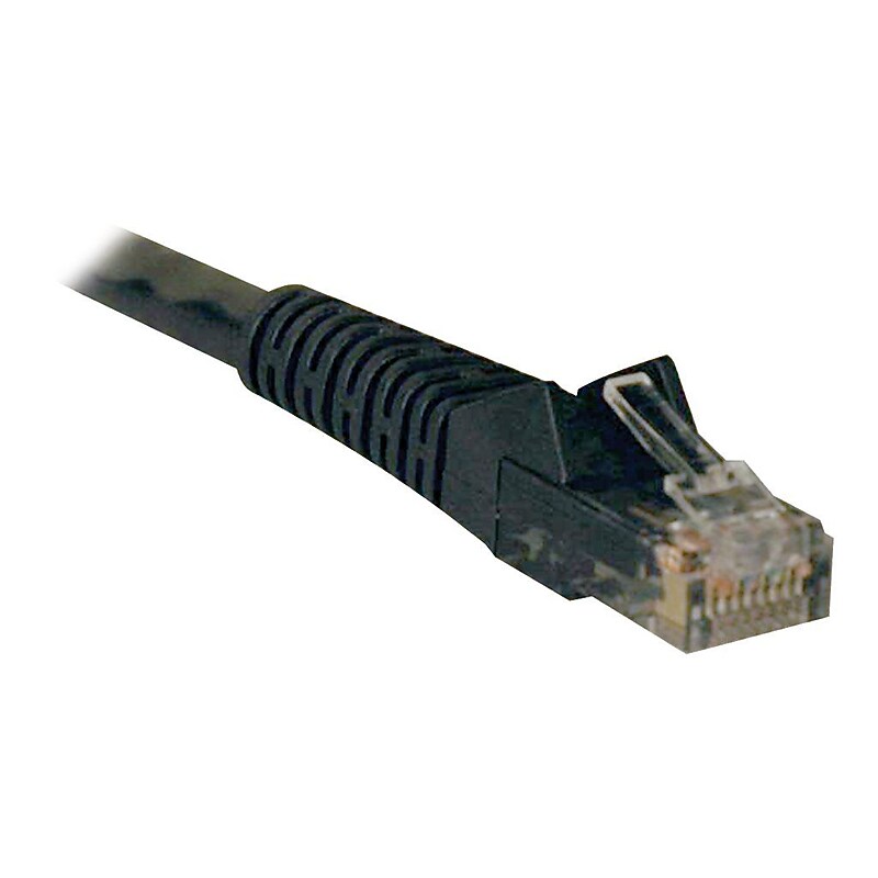 Tripp Lite N201 2' RJ45 Male/Male Cat6 Gigabit Snagless Molded Patch Cable, Black image 1