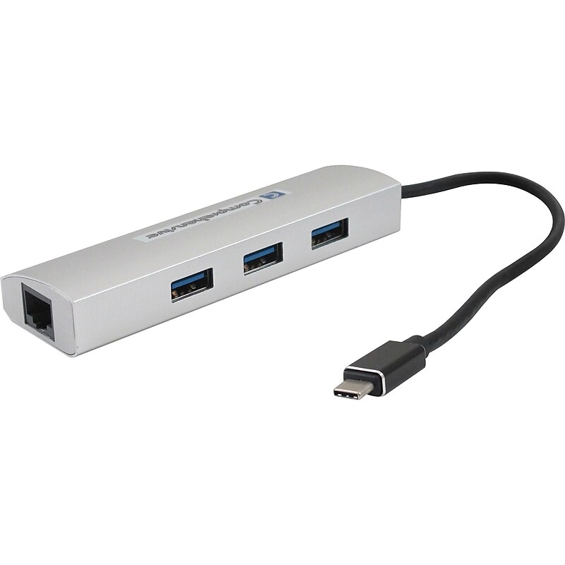 Comprehensive USB31-3HUB-RJ45 3-Port USB 3.0 Hub, Black (USB31-3HUB-RJ45) image 1