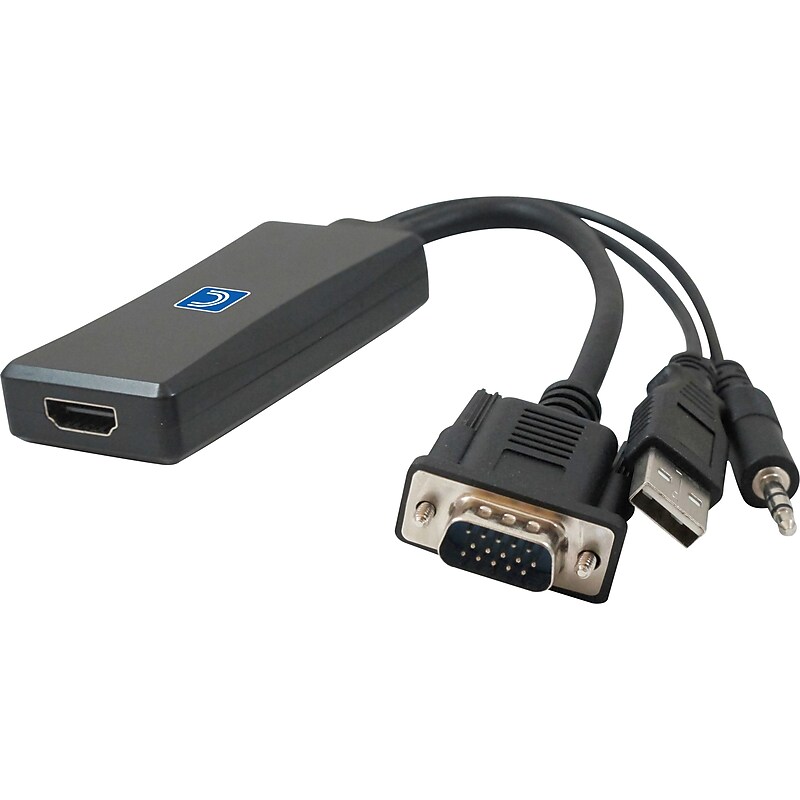 Comprehensive® CCN-VGA2HD VGA/HDMI Converter Adapter, White image 1