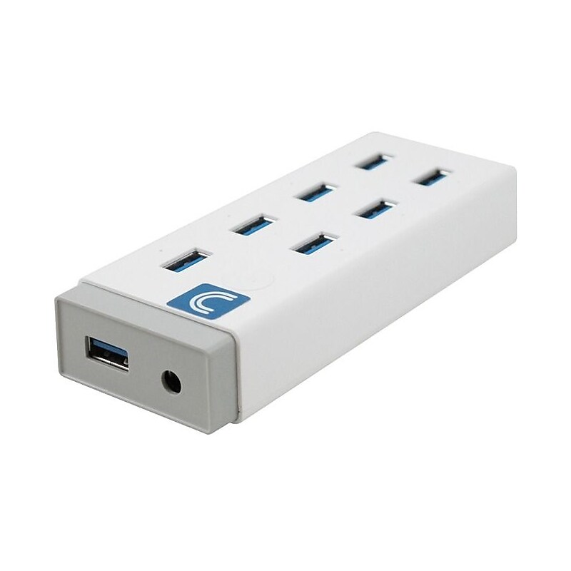Comprehensive 7-Port USB 3.0 Hub, Black (USB3-7HUB) image 1