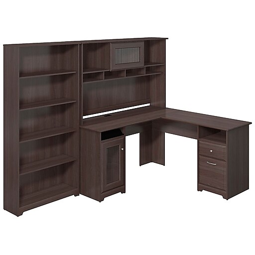 Shop Staples For Bush Furniture Cabot L Shaped Desk With Hutch And