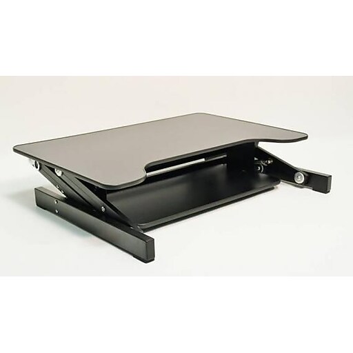 Rocelco ADR Sit to Stand Adjustable Desk Riser 32" Wide Staples