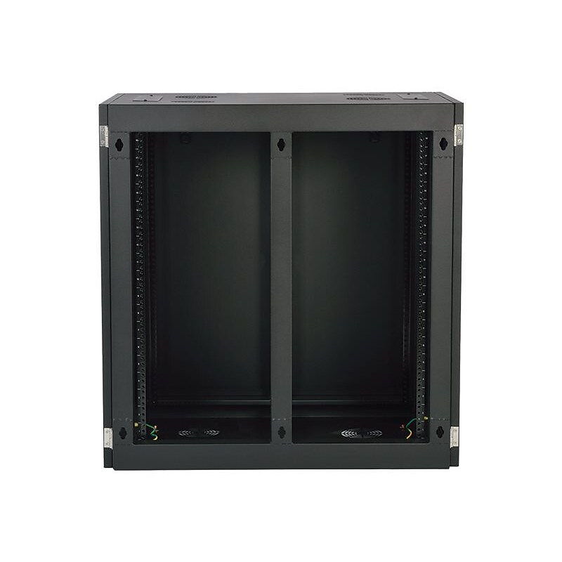 Tripp Lite SmartRack 18U Wall Mount Rack Enclosure Cabinet Side Mount, Black (SRW18UHD) image 1