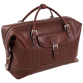 Siamod, MANAROLA, AMORE, Oil Pull-Up Aniline, Duffel Bag, Cognac (25084)