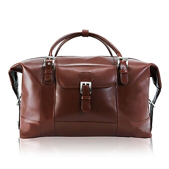 Siamod, MANAROLA, AMORE, Oil Pull-Up Aniline, Duffel Bag, Cognac (25084)
