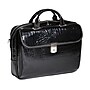 Siamod MONTEROSSO, SETTEMBRE, Embossed Crocco Leather, Medium Ladies Laptop Briefcase, Black (35525)~#|#~m003636976_sc7