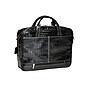 Siamod Leather Briefcase, Laptop Compatible, Black (35535)~#|#~m003636988_sc7