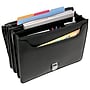 McKlein River North Triple Compartment Laptop Briefcase, Full Grain Cashmere Napa Leather, Black (43555)~#|#~m003637006_sc7