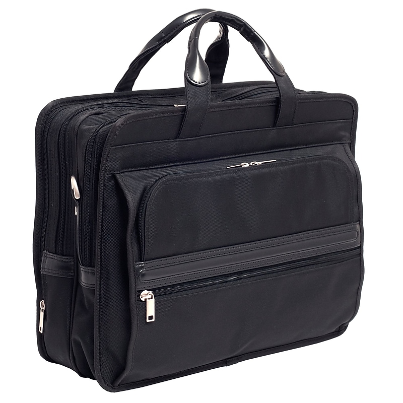 McKlein P Series Laptop Briefcase, Black Nylon (56445) image 1
