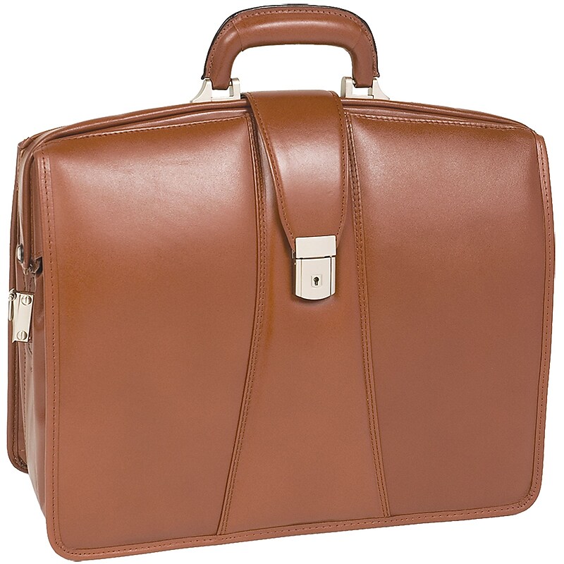 McKlein V Series, HARRISON, Top Grain Cowhide Leather,Partners Laptop Briefcase, Brown (83384) image 1