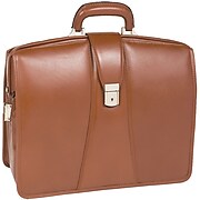 McKlein V Series, HARRISON, Top Grain Cowhide Leather,Partners Laptop Briefcase, Brown (83384)