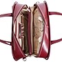 McKlein Lakewood Leather Briefcase, Laptop Compatible, Rolling, TSA Checkpoint Friendly, Red (96616)~#|#~m003637461_sc7