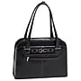 McKlein W Series Oak Grove Ladies' Laptop Handbag, Black Trimmed In Sand Leather (96635)~#|#~m003637515_sc7
