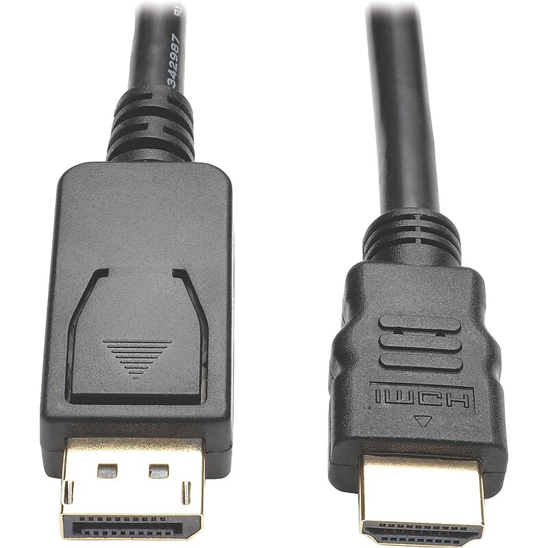 Tripp Lite DisplayPort 1.2 to HD Active Adapter DP w Latches M/M 4Kx2K 6' image 1