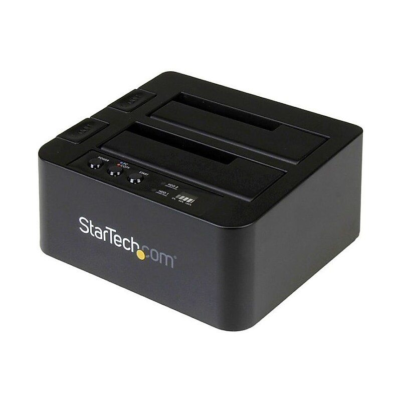 StarTech.com 6TB External Serial ATA/600 Duplicator Docking Station, Black (SDOCK2U313R) image 1