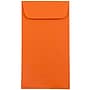 JAM Paper #7 Coin Business Colored Envelopes, 3.5 x 6.5, Orange Recycled, Bulk 1000/Carton (1526755C)~#|#~m003750599_sc7