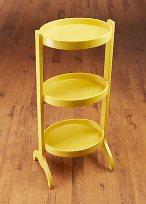 AA Importing Multi-Tiered Plant Stand; Yellow