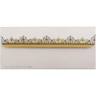 JAM Paper® #10 Business Christmas Envelopes, 4.125 x 9.5, Angel Design, 25/Pack (52692702931)