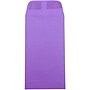 JAM Paper #7 Coin Envelopes, 3 1/2" x 6 1/2", Violet Purple Recycled, Bulk 500/Box (1526758H)~#|#~m003757919_sc7