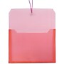 JAM Paper Standard Plastic Document File, Letter, Red (218E25RE)~#|#~m003757928_sc7