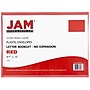 JAM Paper® Plastic Envelopes with Hook & Loop Closure, Letter Booklet, 9.75 x 13, Red, 12/Pack (218V0RE)~#|#~m003757932_sc7