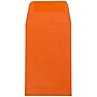 JAM Paper #1 Coin Business Colored Envelopes, 2.25 x 3.5, Orange Recycled, Bulk 1000/Carton (352627815C)~#|#~m003758026_sc7