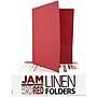 JAM Paper 2-Pocket Textured Linen Business Folders, Red, 25/Pack (386LREA)~#|#~m003758095_sc7