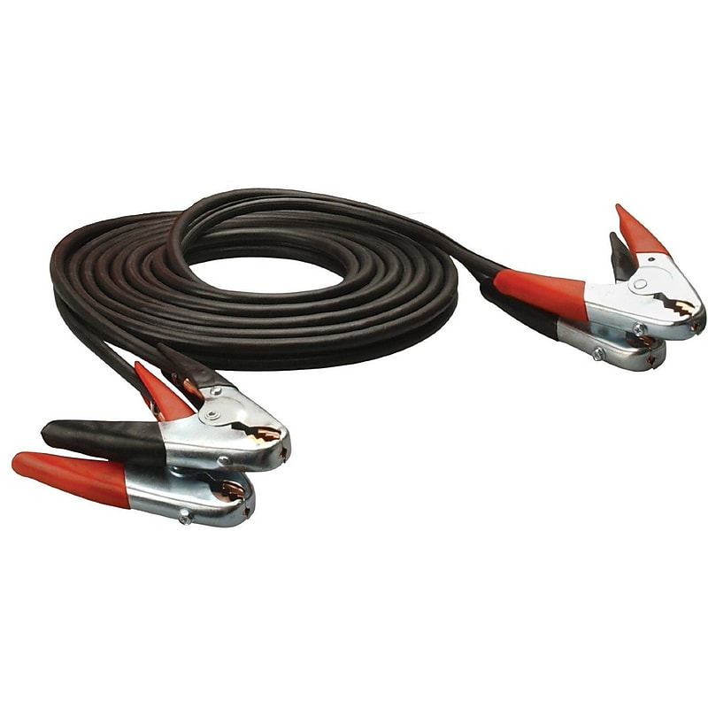 Coleman Cable 08862 2-Gauge Commercial Grade Booster Cables, Parrot Jaw Clamps, 25-Feet image 1
