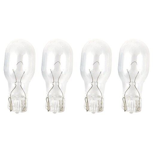 Moonrays 95503 4Watt 12Volt Wedge Base Replacement Light Bulb, 4Pack