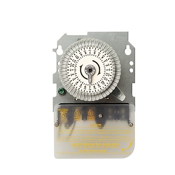 Woods 59104 208-277-Volt DPST 24-Hour Mechanical Time Switch, 40