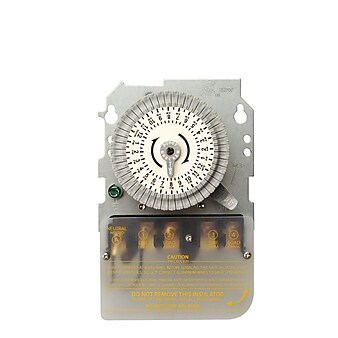 Woods 59104 208-277-Volt DPST 24-Hour Mechanical Time Switch, 40-Amp, Replacement Mechanism Only