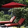 Pure Garden 9 Foot Aluminum Patio Umbrella with Auto Crank - Red (M150006)~#|#~m003769760_sc7