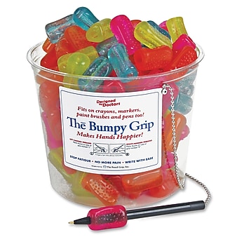 The Pencil Grip The Bumpy Pencil Grips, Assorted, 12/Pack (TPG12012)