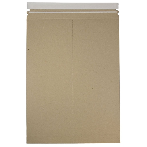JAM Paper® StayFlat Photo Mailer Stiff Envelopes with SelfAdhesive