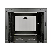 Tripp Lite SmartRack 9U Wall Mount Low-Profile Switch-Depth-Plus Rack Enclosure Cabinet, Black (SRW9UDP)