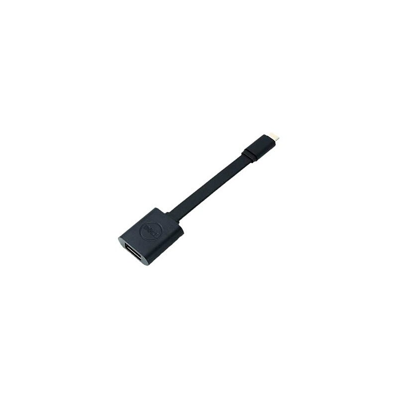 Dell™ USB Type C to USB 3.0 Type A Male/Female Adapter, Black (DBQBJBC054) image 1