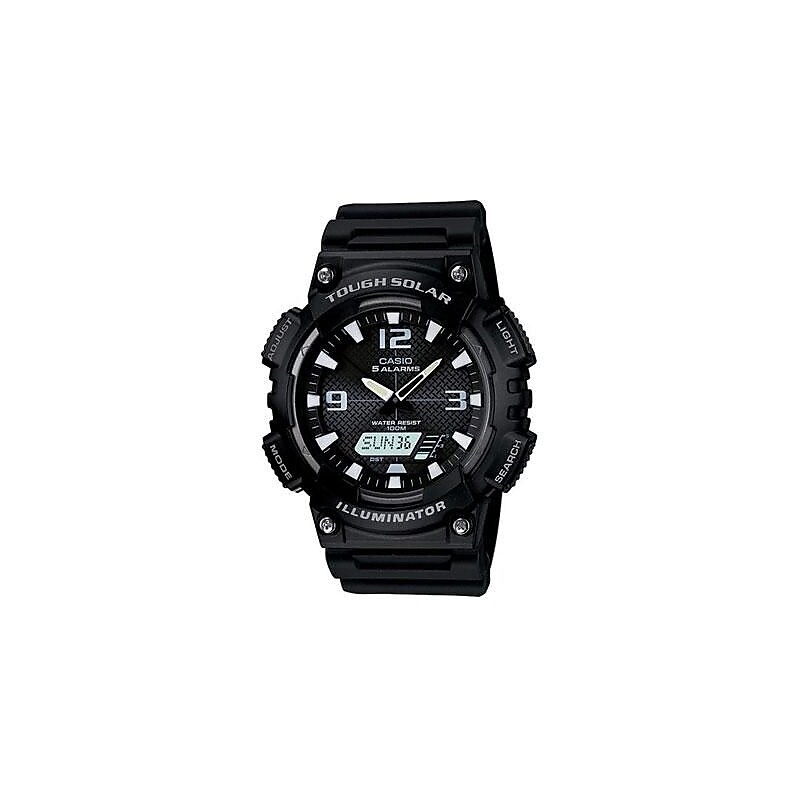 Casio® Self Charging Solar Powered Analog/Digital Sports Watch; Black (AQS810W-1AV) image 1