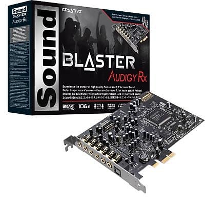Sound Blaster 70sb Audigy Rx Pci Express X1 Sound Card At Staples