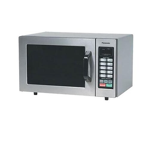 Panasonic 0.8 cu. ft. Commercial Microwave Oven, Silver (NE1054F) Staples