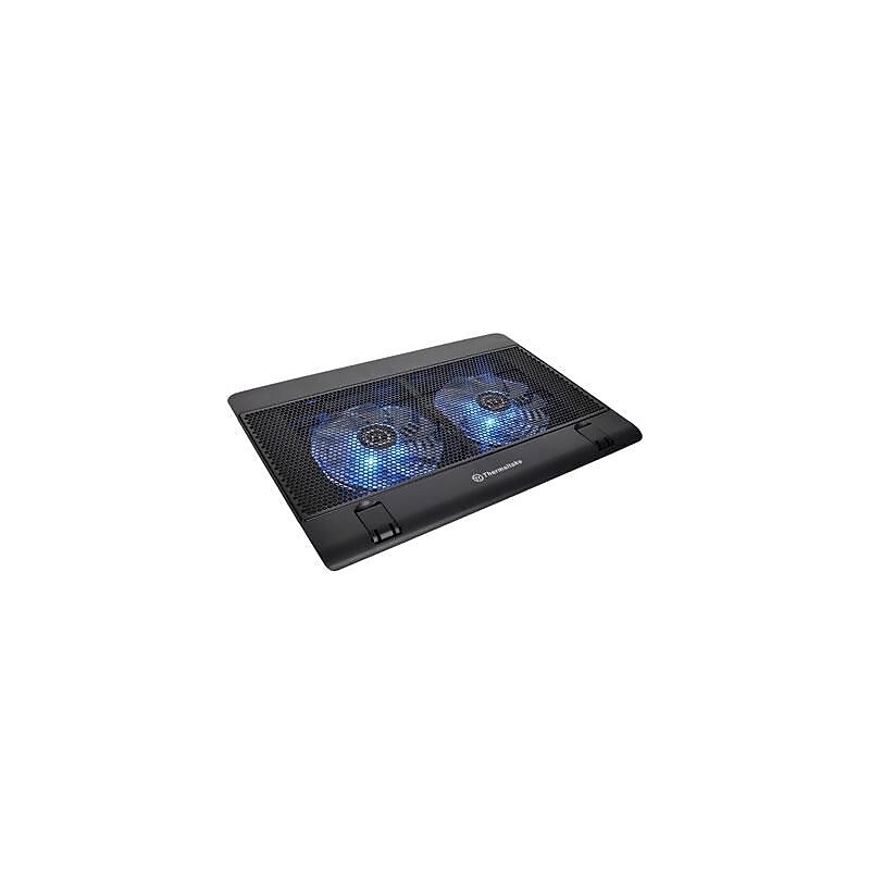 Thermaltake Massive 142 Laptop Cooler with 2 Fans, 2 USB Ports, Black CLN001PL14BUA image 1