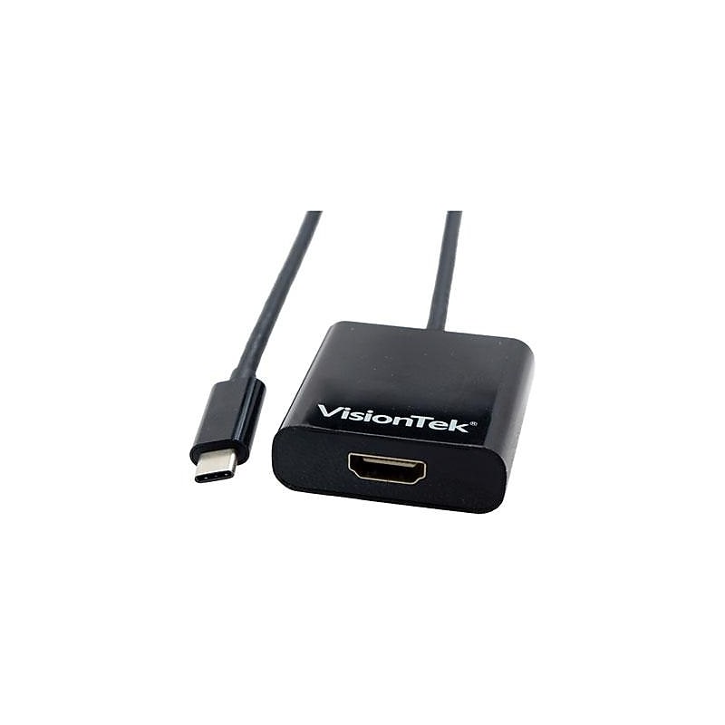 VisionTek® USB 3.1 to HDMI Audio/Video Adapter, Male to Female, Black (900819) image 1