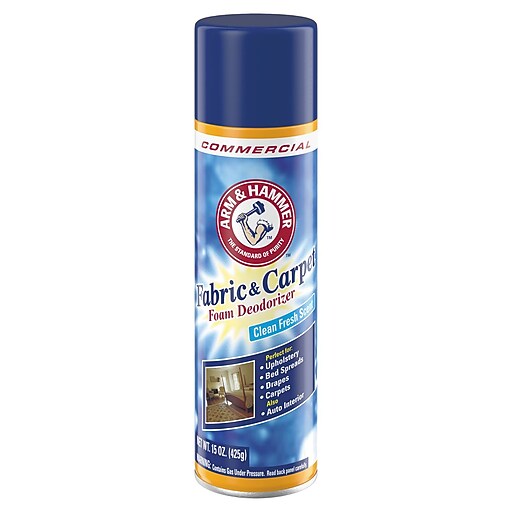 Arm & Hammer Fabric And Carpet Foam Deodorizer, Fresh Scent, 15 Oz