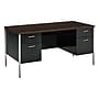 HON 34000 Series 60"W Double Pedestal Desk, Mocha/Black (HON34962MOP)~#|#~m003874478_sc7