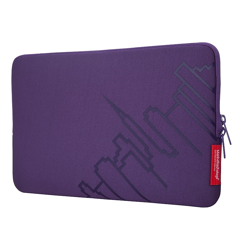 Manhattan Portage Skyline 11" Laptop Sleeve, Purple (1051 PRP) image 1
