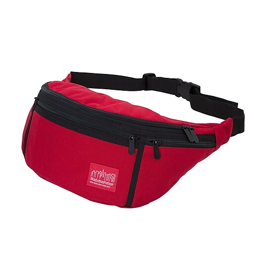 Manhattan Portage Alleycat Waist Bag Large with Zipper Red (1102Z RED