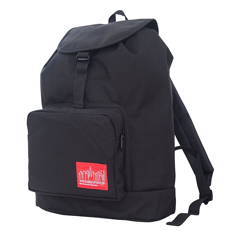 Manhattan Portage DAKOTA Laptop Backpack, Medium, Black (843531043562) image 1