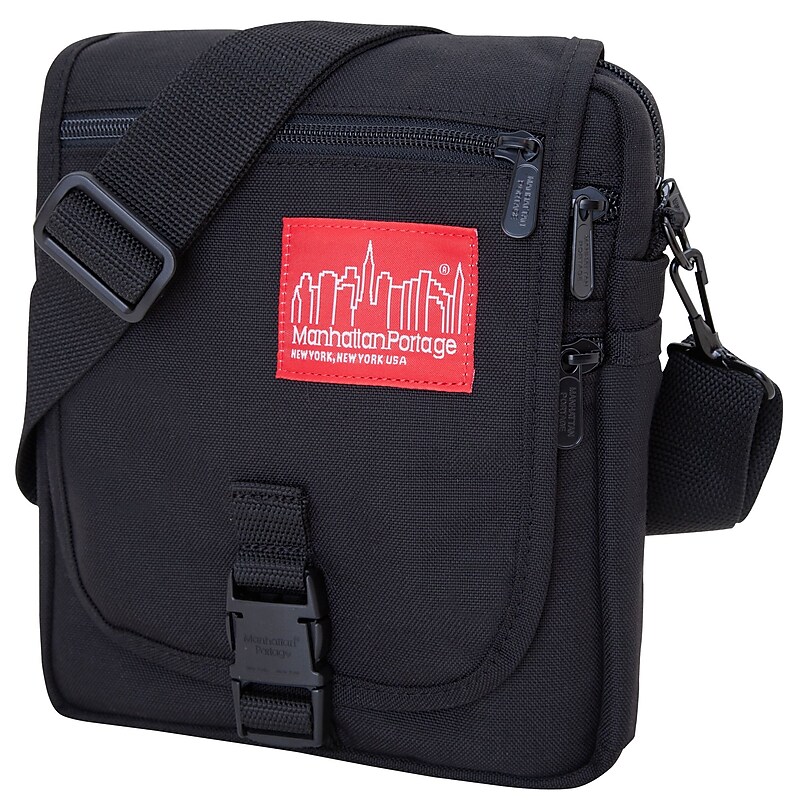 Manhattan Portage Urban Cross-Body Bag, Black (1407 BLK) image 1